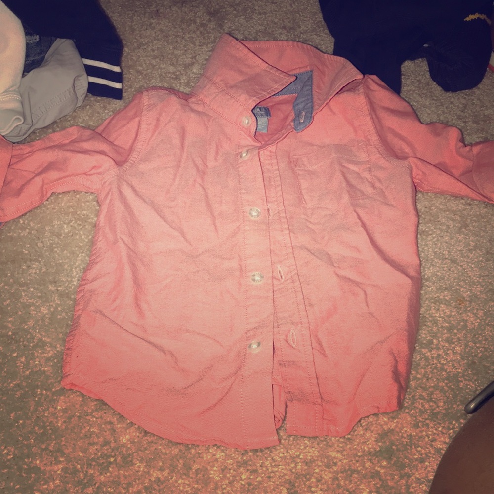 Toddler Salmon Polo Shirt